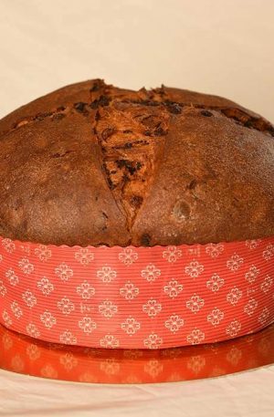 Panettone al cioccolato senza lattosio