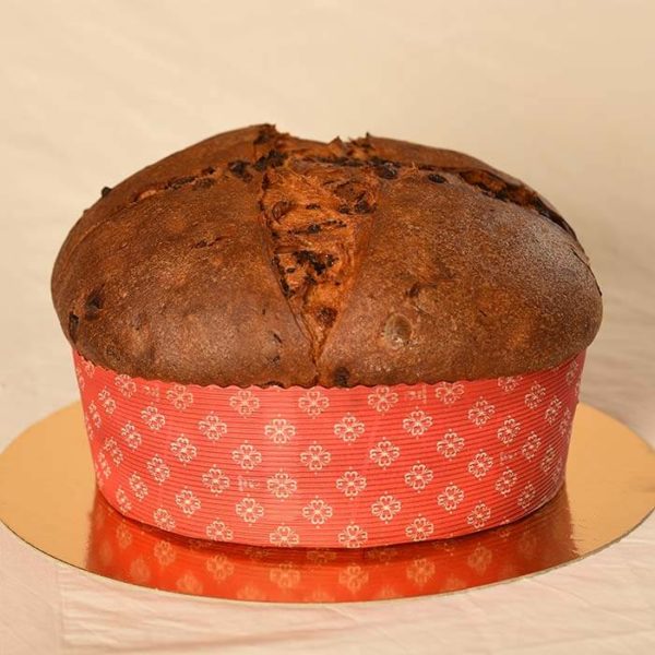 Panettone al cioccolato senza lattosio