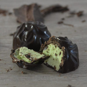 Cioccolatini ripieni senza Lattosio - crema pistacchio