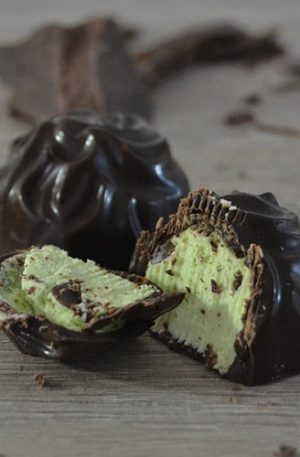 Cioccolatini ripieni senza Lattosio - crema pistacchio